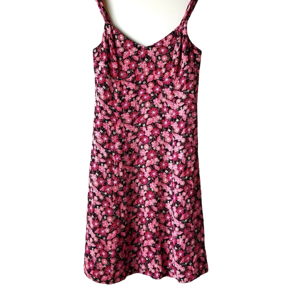 Ann Taylor Floral Pink Sleeveless Dress. Empire Waist and Excellent Condition!